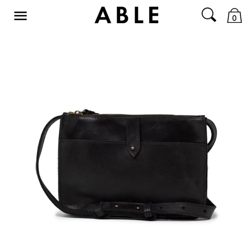 ABLE Chaltu Top Zip Crossbody bag